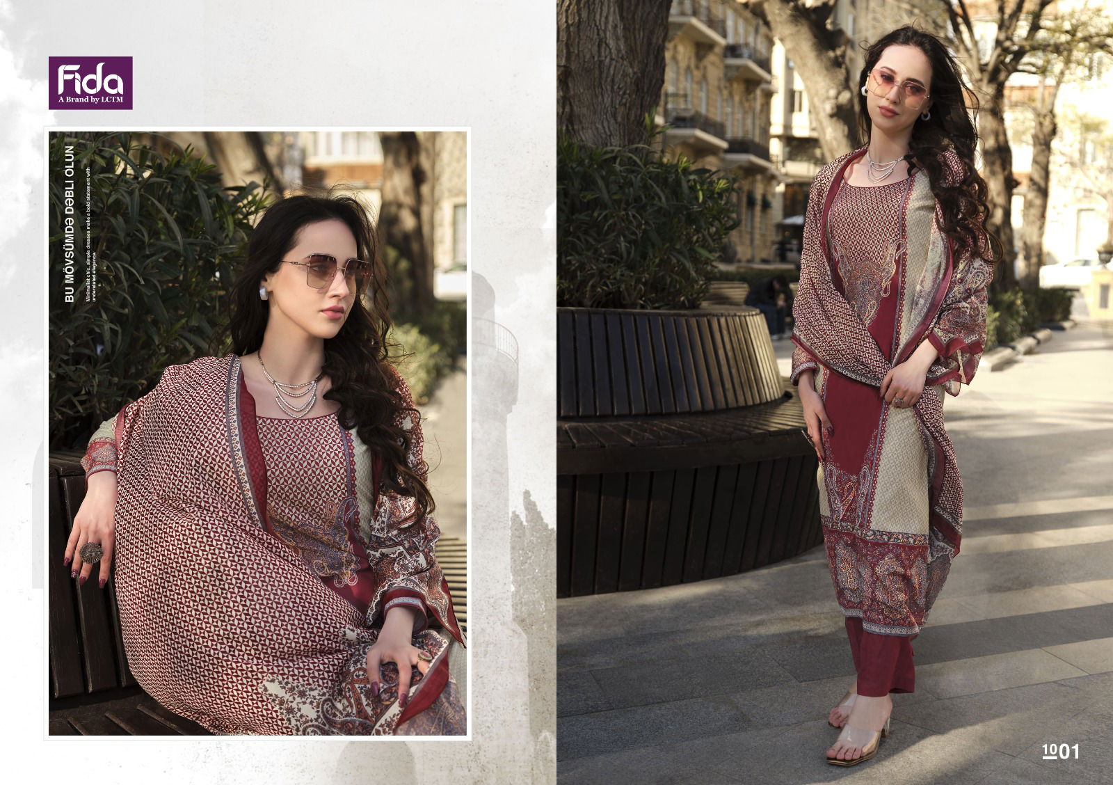 Murad By Fida Voile Cotton Dress Material Wholesale Clothing Suppliers In India